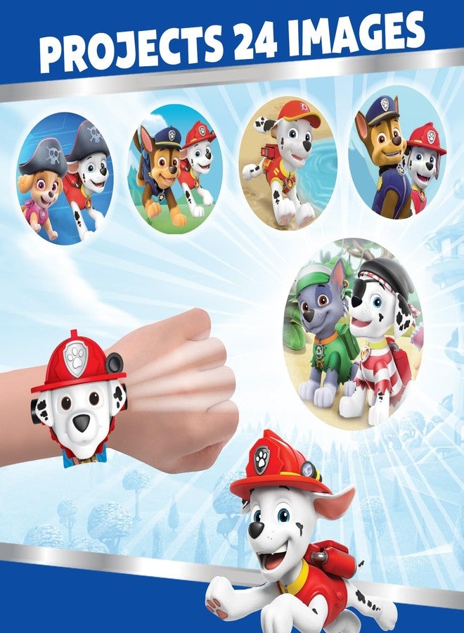 Wembley Paw Patrol Digital Projector Watch for Kids| Cute Rakhi Gift for Brothers| Shows Time, Date & Month| with Adjustable Silicone Strap| with 24 Fun Images & Unbreakable Case- Marshall - Image 3